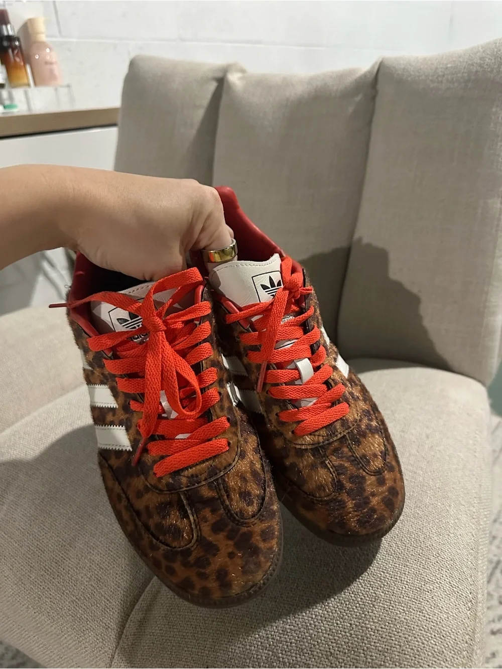 Adidas Red Leopard Samba OG